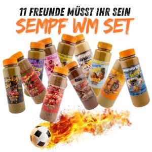 Sempf Set Fußball WM,11 Freunde müsst Ihr sein